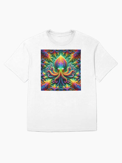 A.I. Psychedelic Fractal Octopus 0005 FunFractals ChromaDepth 3D