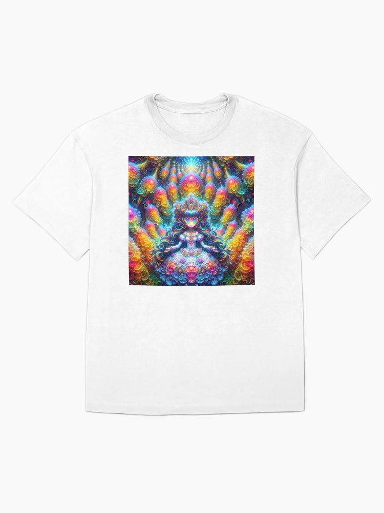 A.I. Psychedelic Fractal Anime Girl 8K 0025 FunFractals ChromaDepth 3D