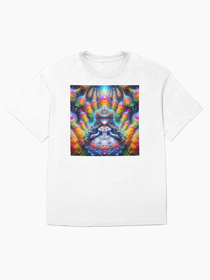 A.I. Psychedelic Fractal Anime Girl 8K 0025 FunFractals ChromaDepth 3D