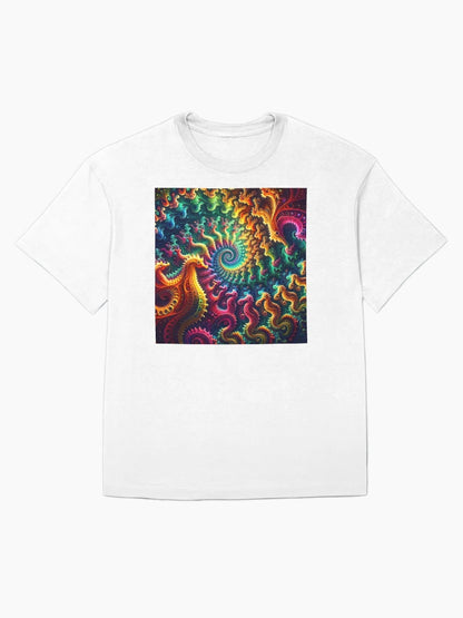 A.I. Psychedelic Fractal Seahorse 0003 FunFractals ChromaDepth 3D