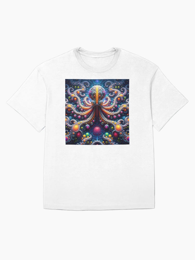 A.I. Psychedelic Fractal Octopus 0001 FunFractals ChromaDepth 3D