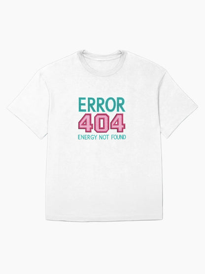 Error 404 Energy Not Found