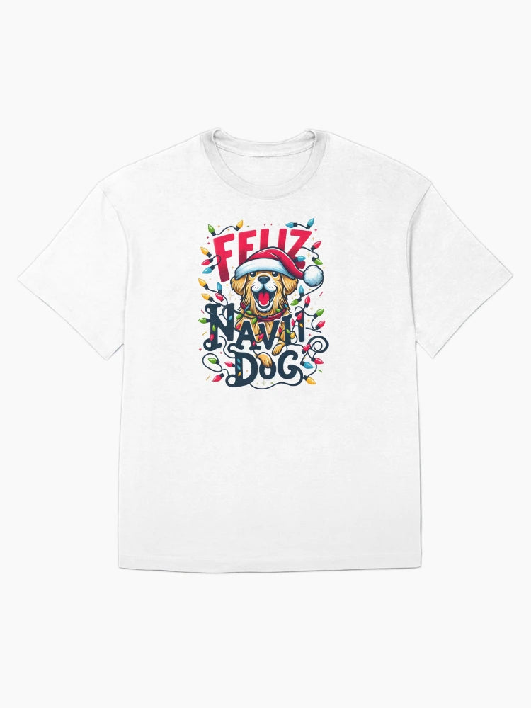 Feliz Navi-Dog Christmas Design – Funny Holiday Dog Tees