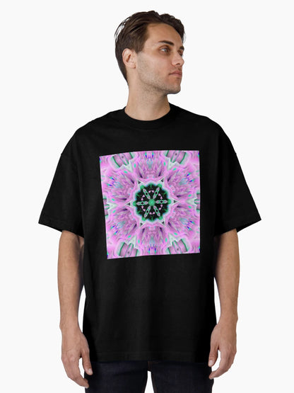 3d mandala purple flower