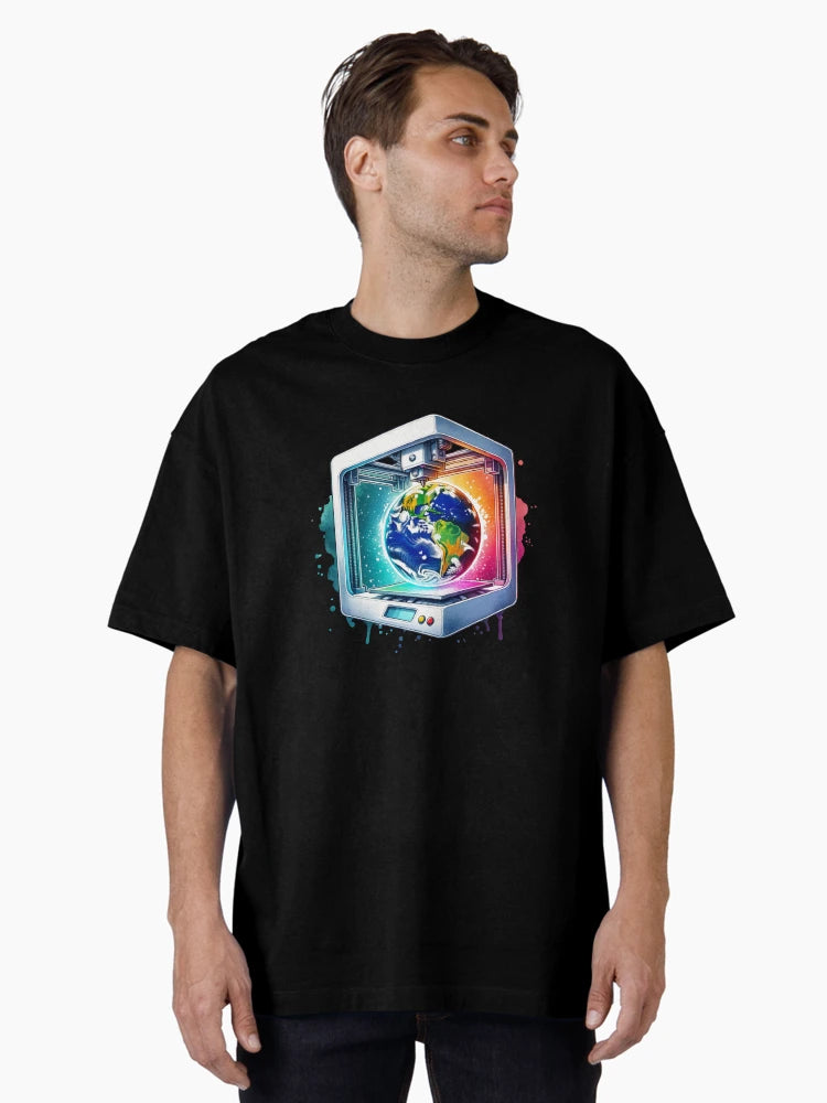 3D printer prints world