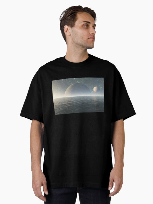 Alien Planet Ocean in Space