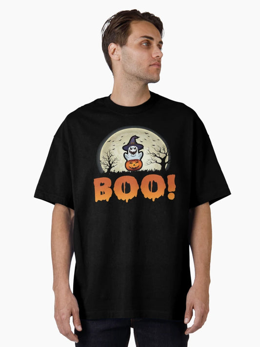 Evil Pumpkin Ghost Boo Halloween