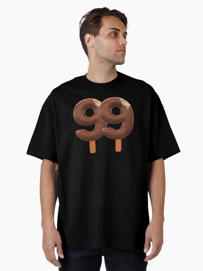 99 Ice Cream Ninenty Nine Number 3d Chocolate