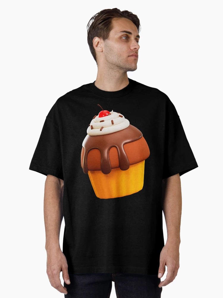 3D  Chocolate Cupcake