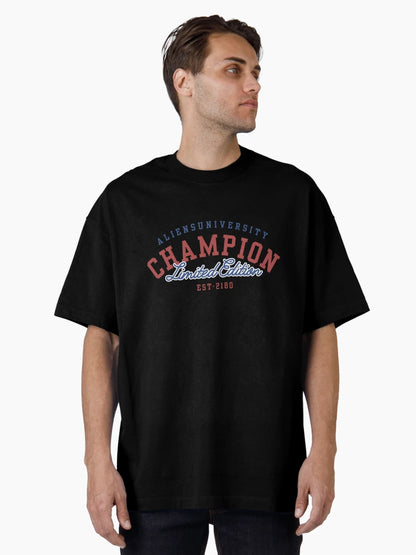 ALIENS UNIVERSITY CHAMPION T SHIRT