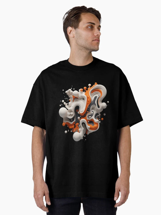 3D Organic Orange Shape