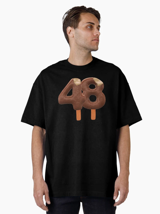 48 Ice Cream Fourty Eight  Number 3d Chocolate