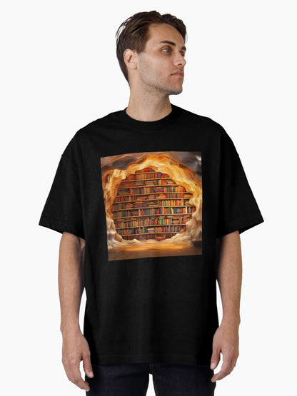 3D Library in a Fire Hole