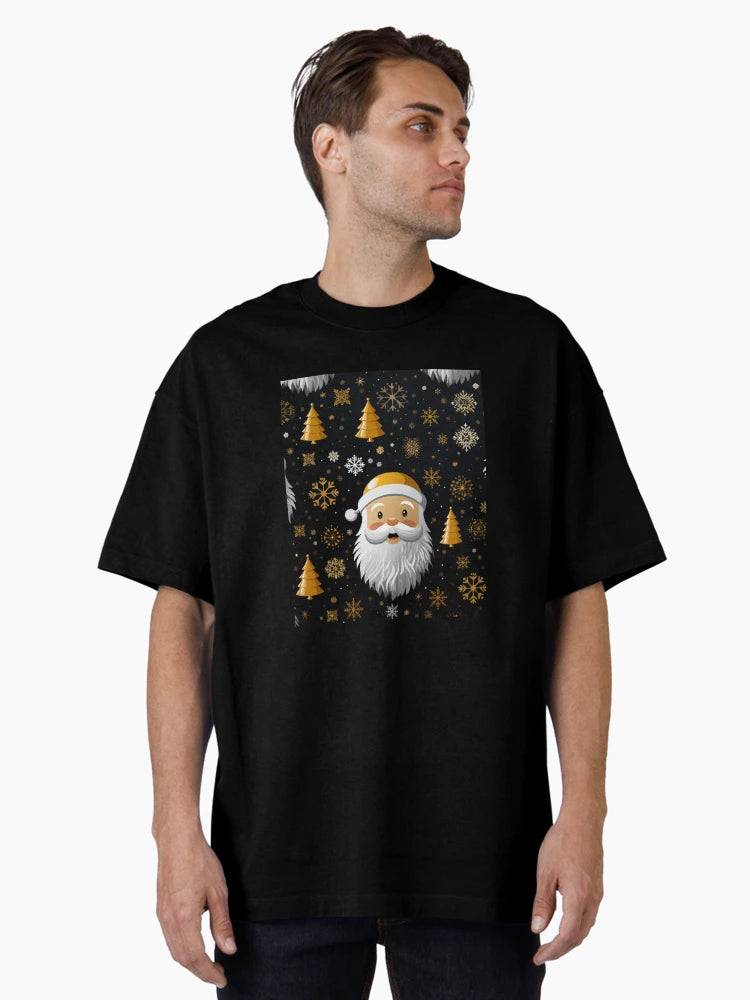 Festive Christmas Designs - Colorful Santa Clauses