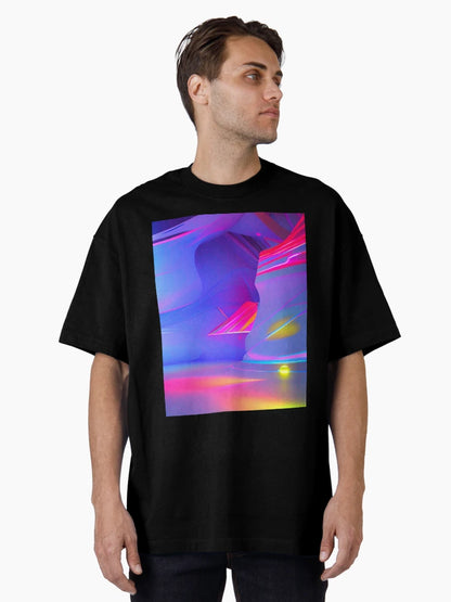 Abstract 3D art. Multi colors vibrant