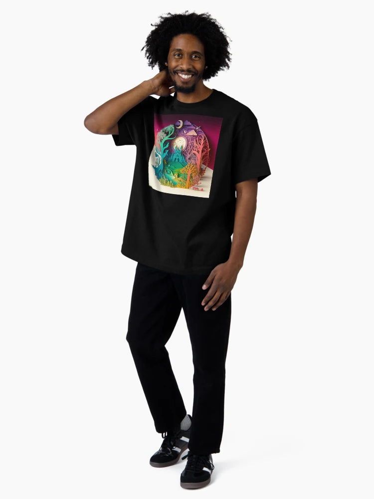 3D Effect Papercut Art - Fairytale Scene