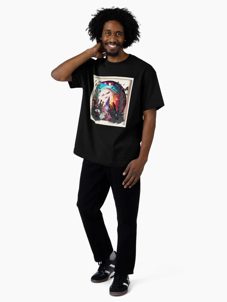 3D Effect Papercut Art - Fairytale Scene