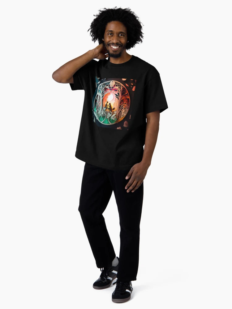 3D Effect Papercut Art - Fairytale Scene