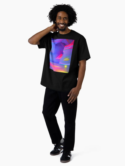 Abstract 3D art. Multi colors vibrant