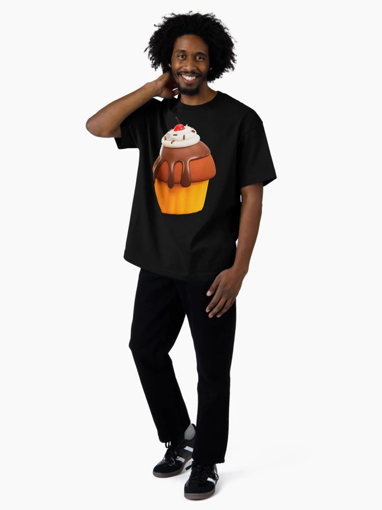 3D  Chocolate Cupcake