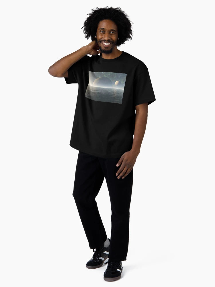 Alien Planet Ocean in Space