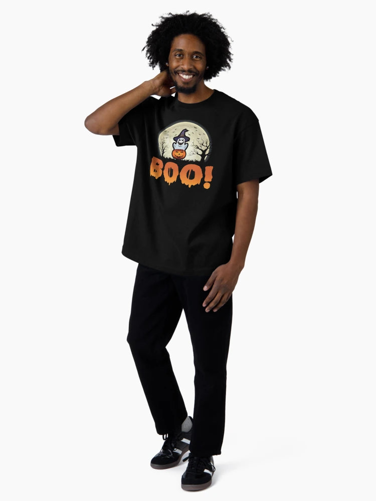 Evil Pumpkin Ghost Boo Halloween