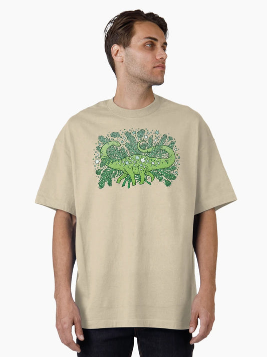 Evergreen Apatosaurus | Dinosaur Cosmic Festive Art