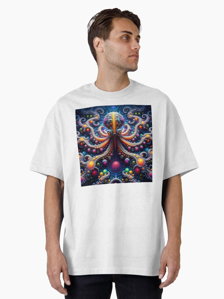 A.I. Psychedelic Fractal Octopus 0001 FunFractals ChromaDepth 3D