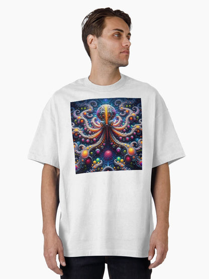 A.I. Psychedelic Fractal Octopus 0001 FunFractals ChromaDepth 3D