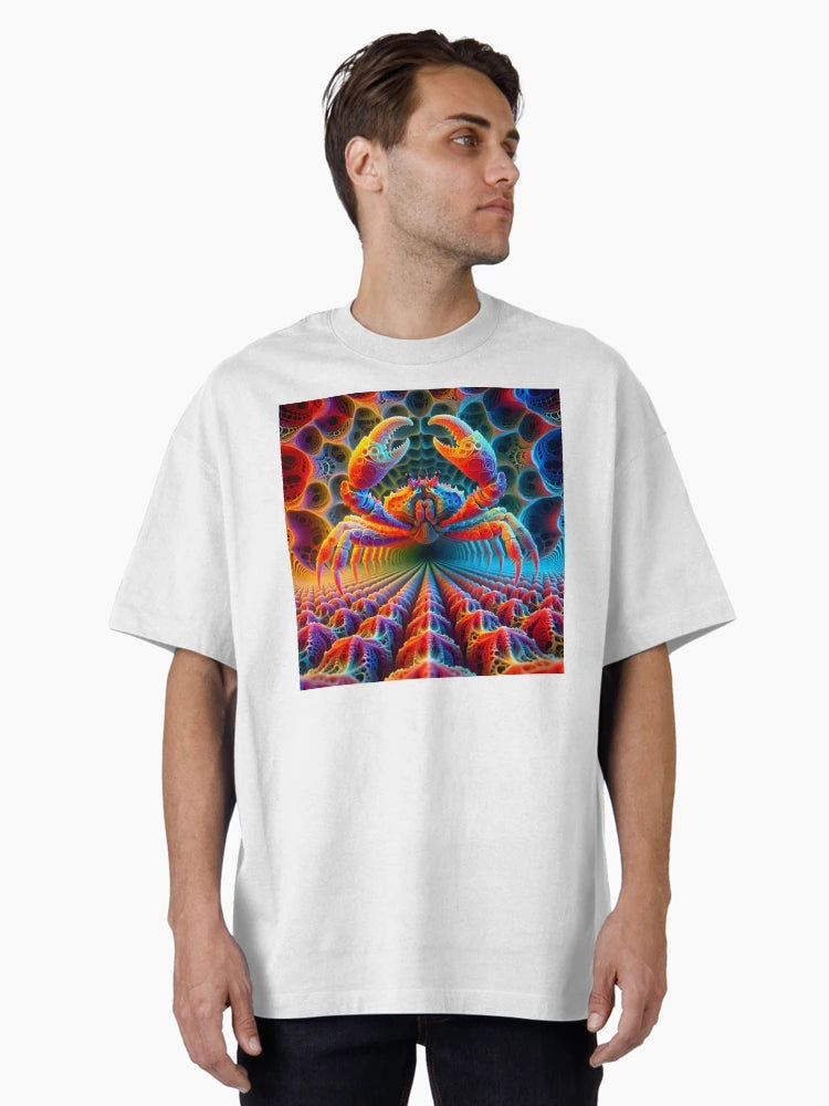 A.I. Psychedelic Fractal Crab 0005 FunFractals ChromaDepth 3D