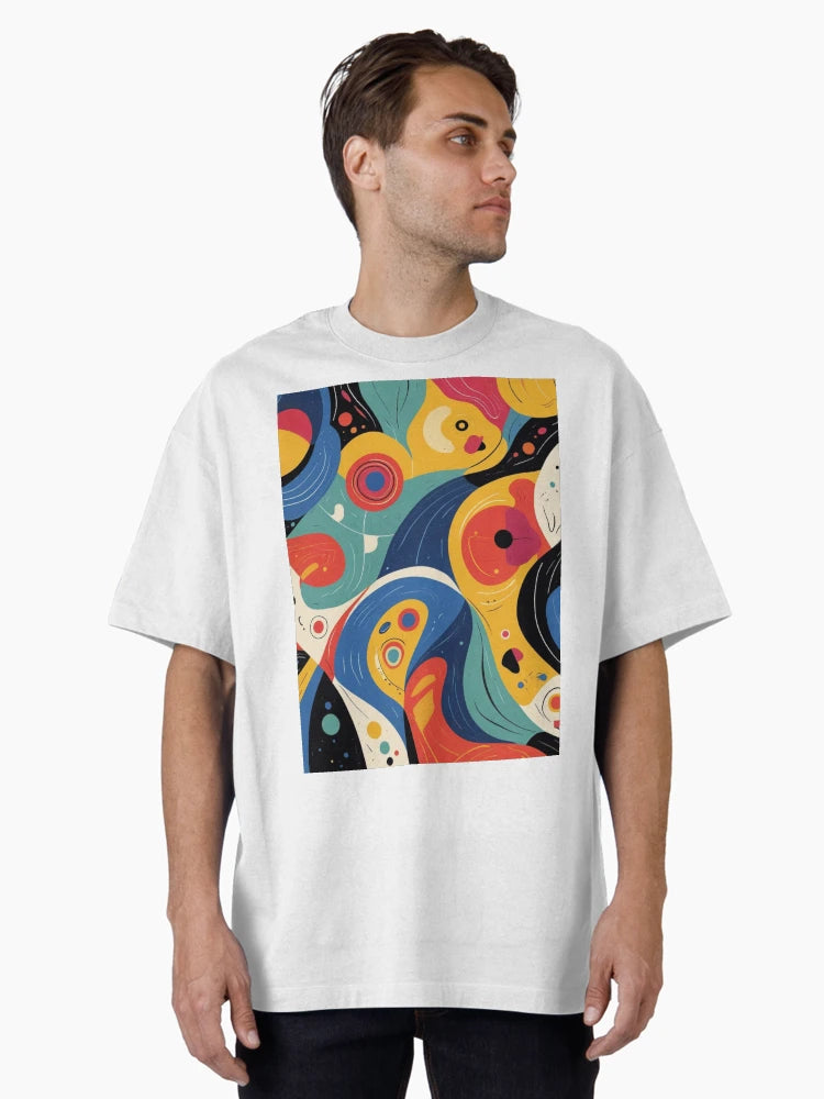 Abstract Vivid Colorful Curves