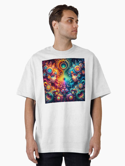 A.I. Psychedelic Fractal Anime Girl 8K 0024 FunFractals ChromaDepth 3D