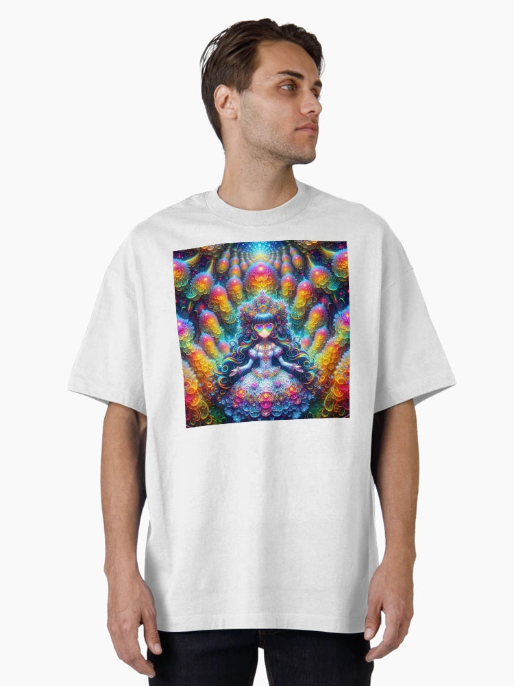 A.I. Psychedelic Fractal Anime Girl 8K 0025 FunFractals ChromaDepth 3D