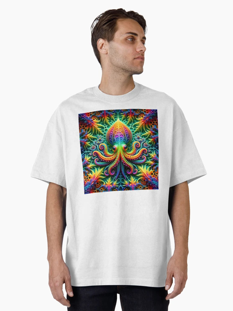 A.I. Psychedelic Fractal Octopus 0005 FunFractals ChromaDepth 3D