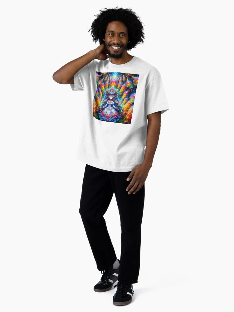 A.I. Psychedelic Fractal Anime Girl 8K 0025 FunFractals ChromaDepth 3D