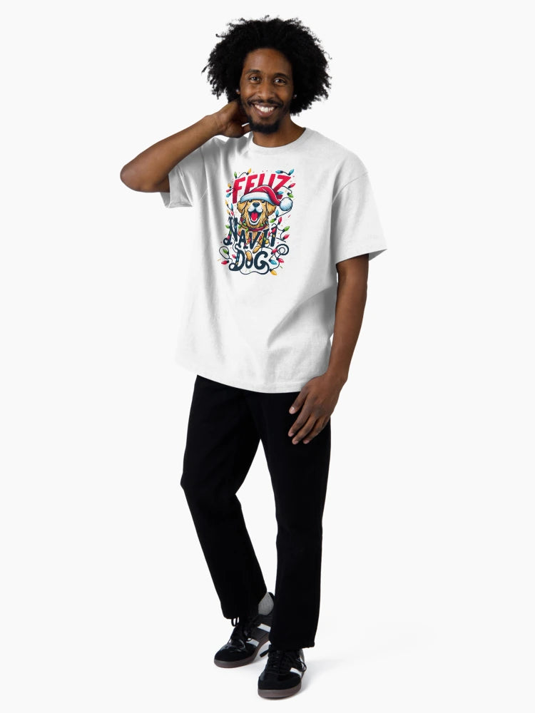 Feliz Navi-Dog Christmas Design – Funny Holiday Dog Tees
