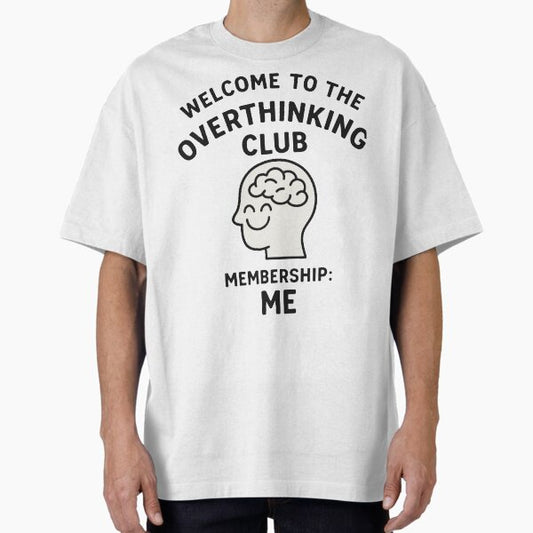 Overthinking Club – Since Forever | Brain Skull Emblem