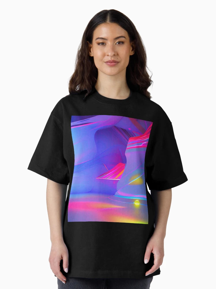 Abstract 3D art. Multi colors vibrant