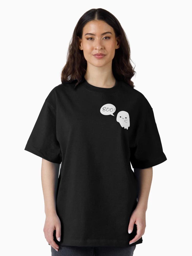 Adorable ghost saying boo for halloween small