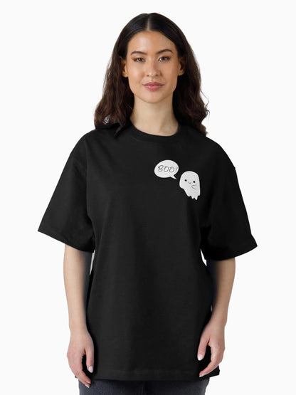 Adorable ghost saying boo for halloween small