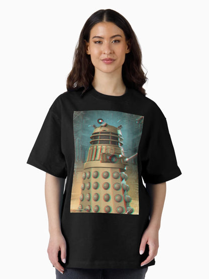 3d Anaglyph pop art illustration of a