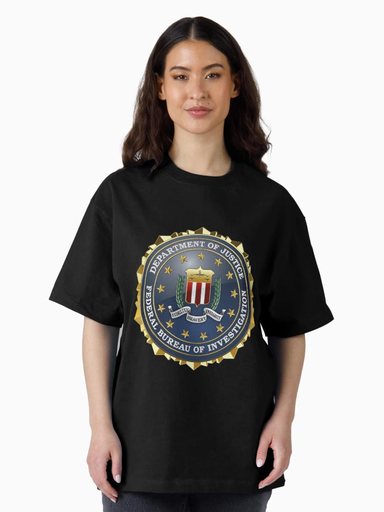 Federal Bureau of Investigation - FBI Emblem 3D on Blue Velvet
