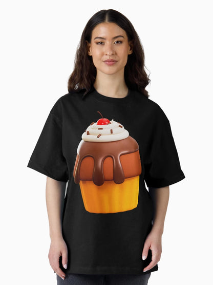 3D  Chocolate Cupcake