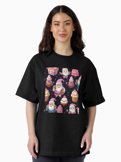 Festive Christmas Designs - Colorful Santa Clauses