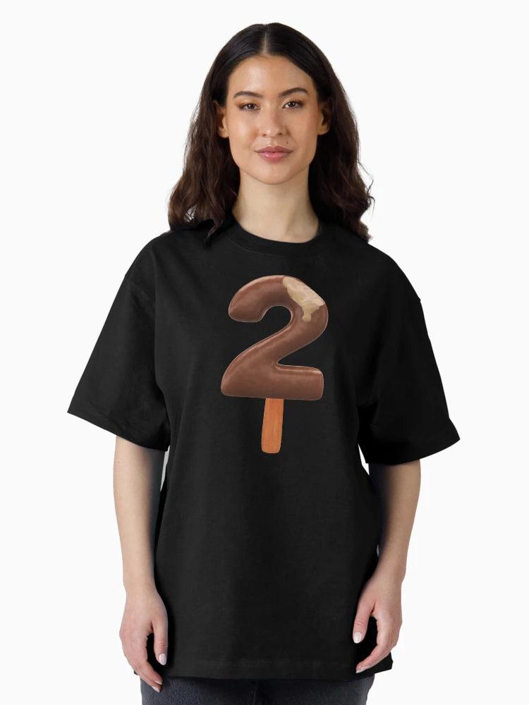 2 Ice Cream Two Number 3d Chocolate