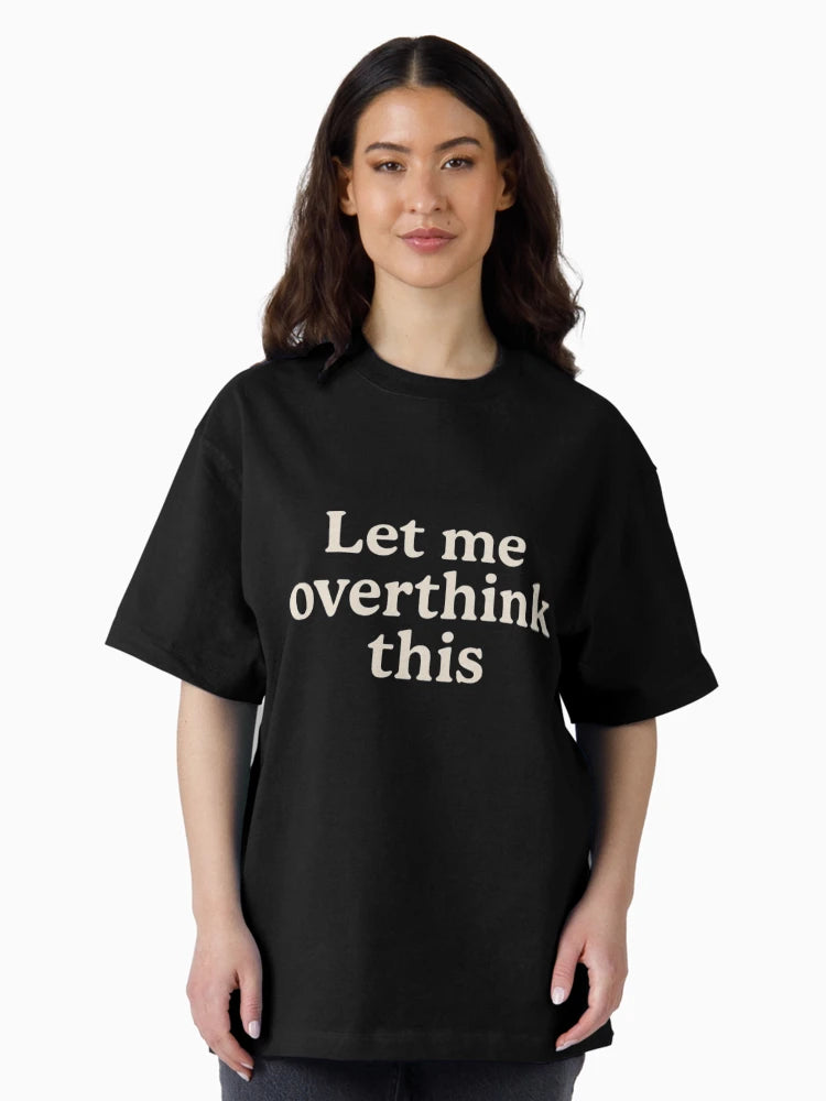 Overthinker Sticker - Let Me Overthink This