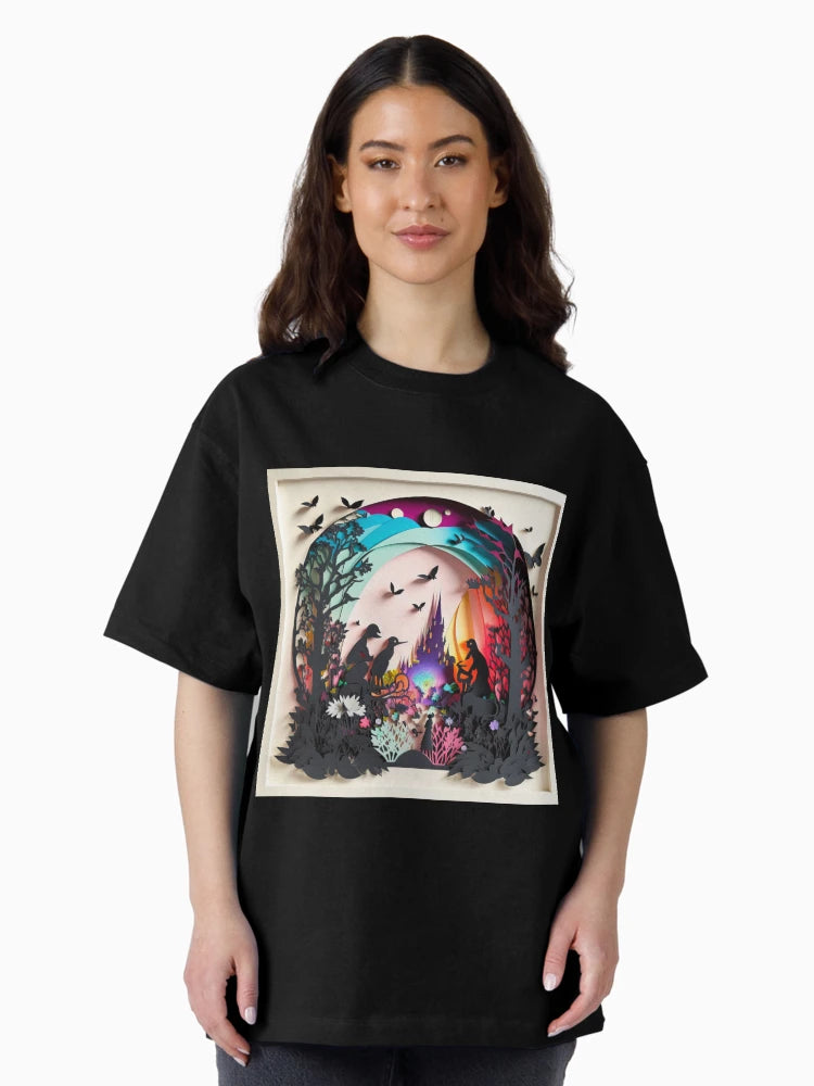 3D Effect Papercut Art - Fairytale Scene