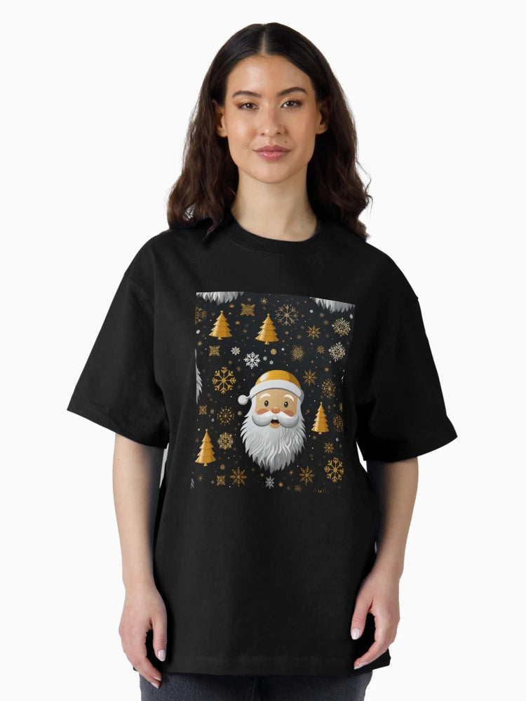 Festive Christmas Designs - Colorful Santa Clauses