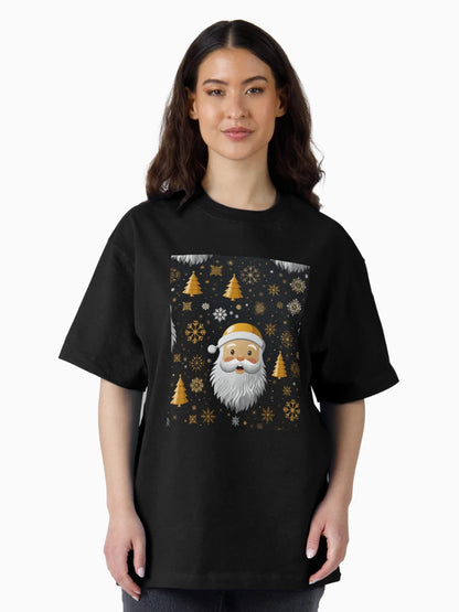 Festive Christmas Designs - Colorful Santa Clauses