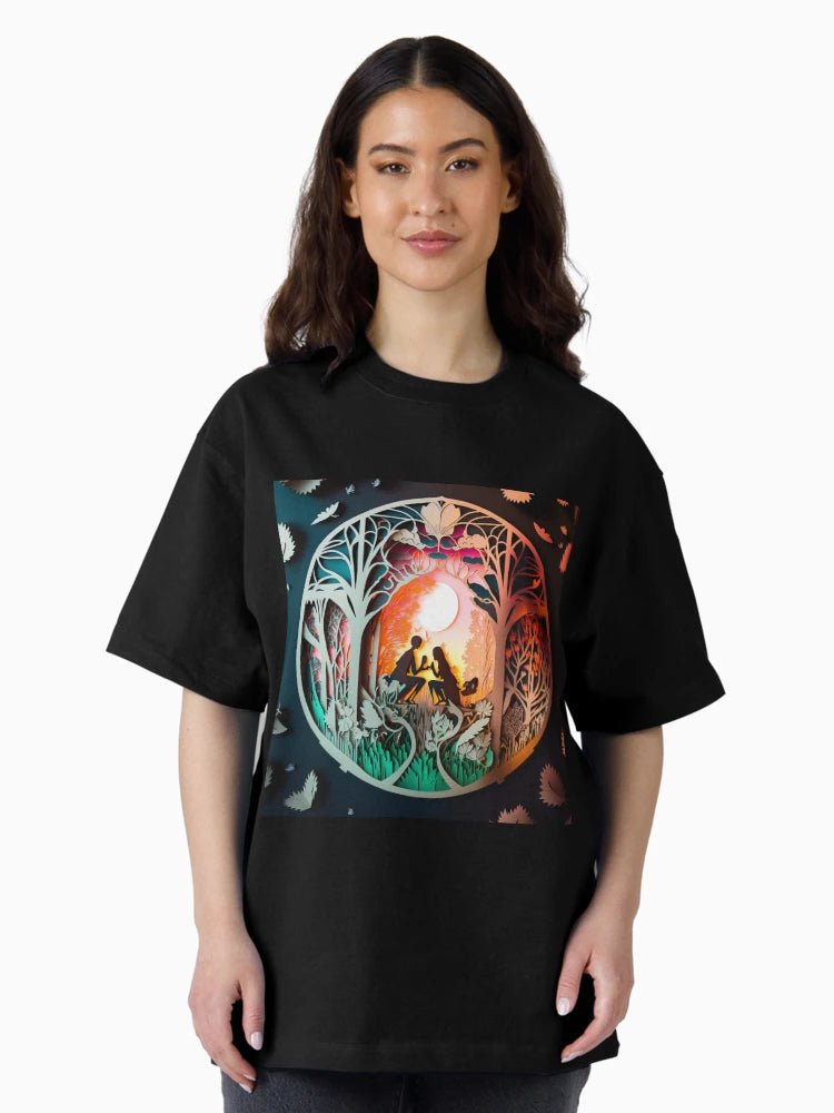 3D Effect Papercut Art - Fairytale Scene